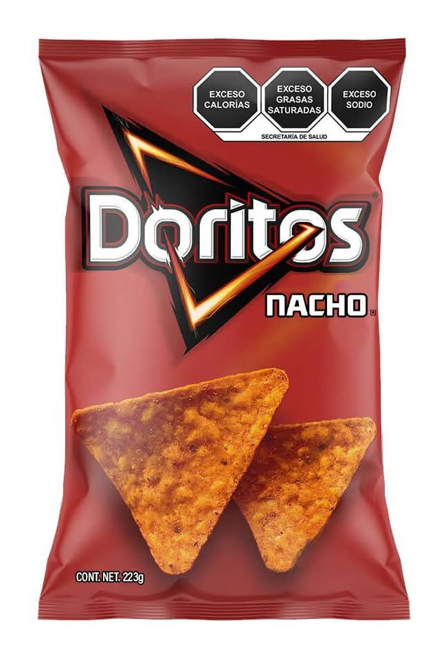 Doritos · Nacho botana de maíz con queso, chile (223 g)