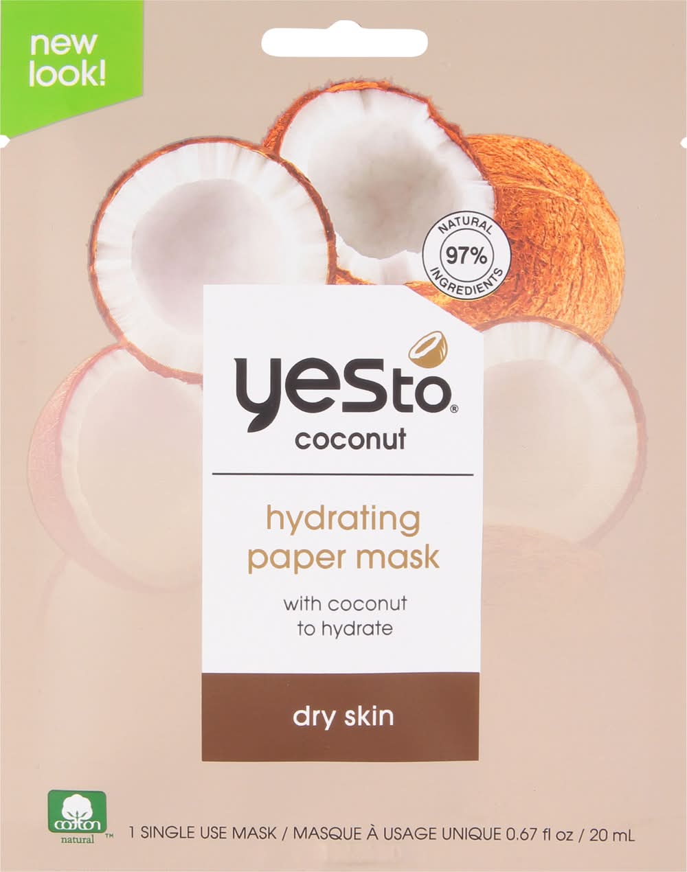 Yes To Coconut Paper Mask (0.7 fl oz)