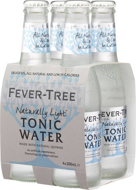 Fever Tree Light Tonic Water 4x200mL
