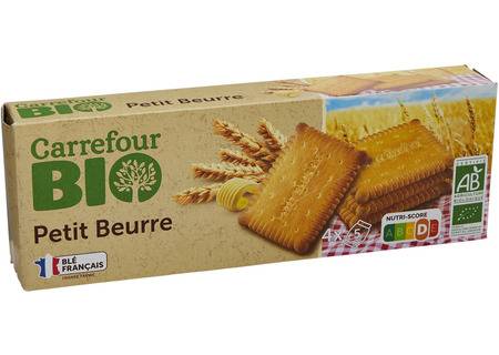 Biscuits Petit Beurre CARREFOUR BIO - le paquet de 167 g