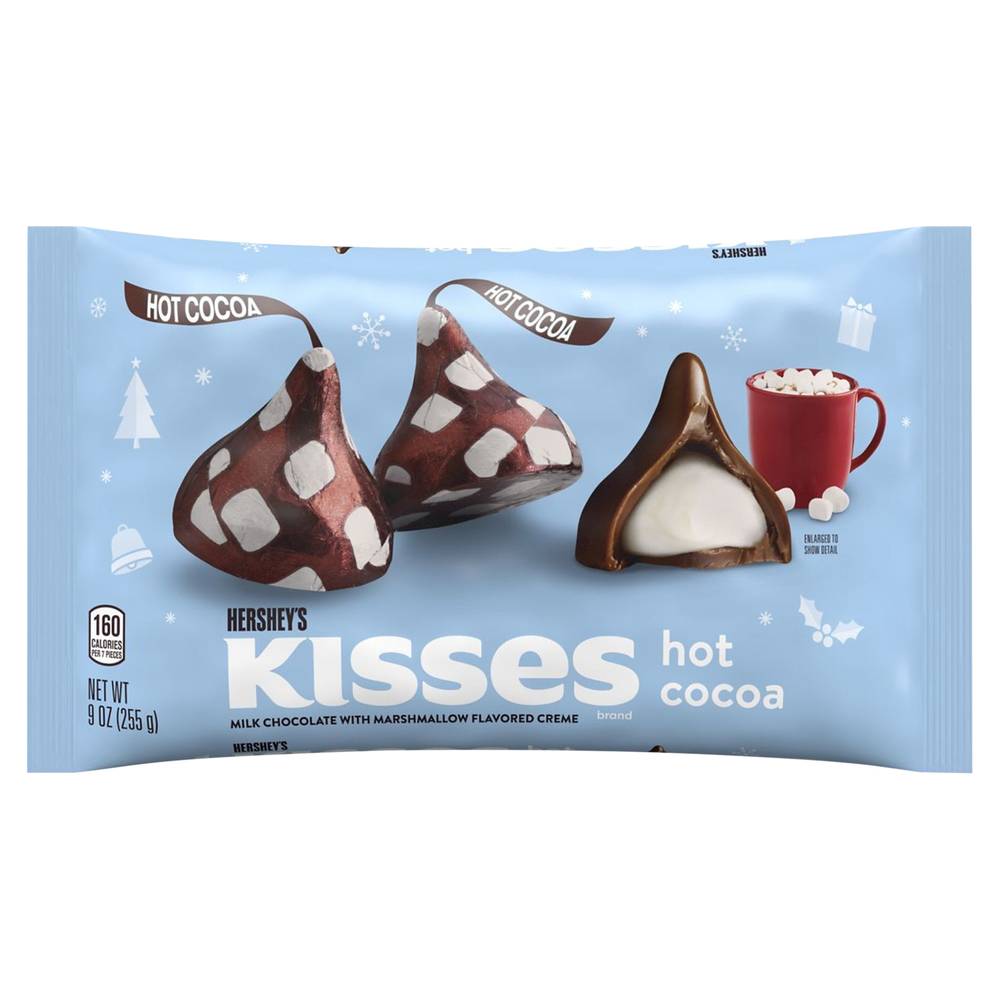 Hershey's Kisses Milk Chocolate Filled With Hot Cocoa Creme (9 oz)