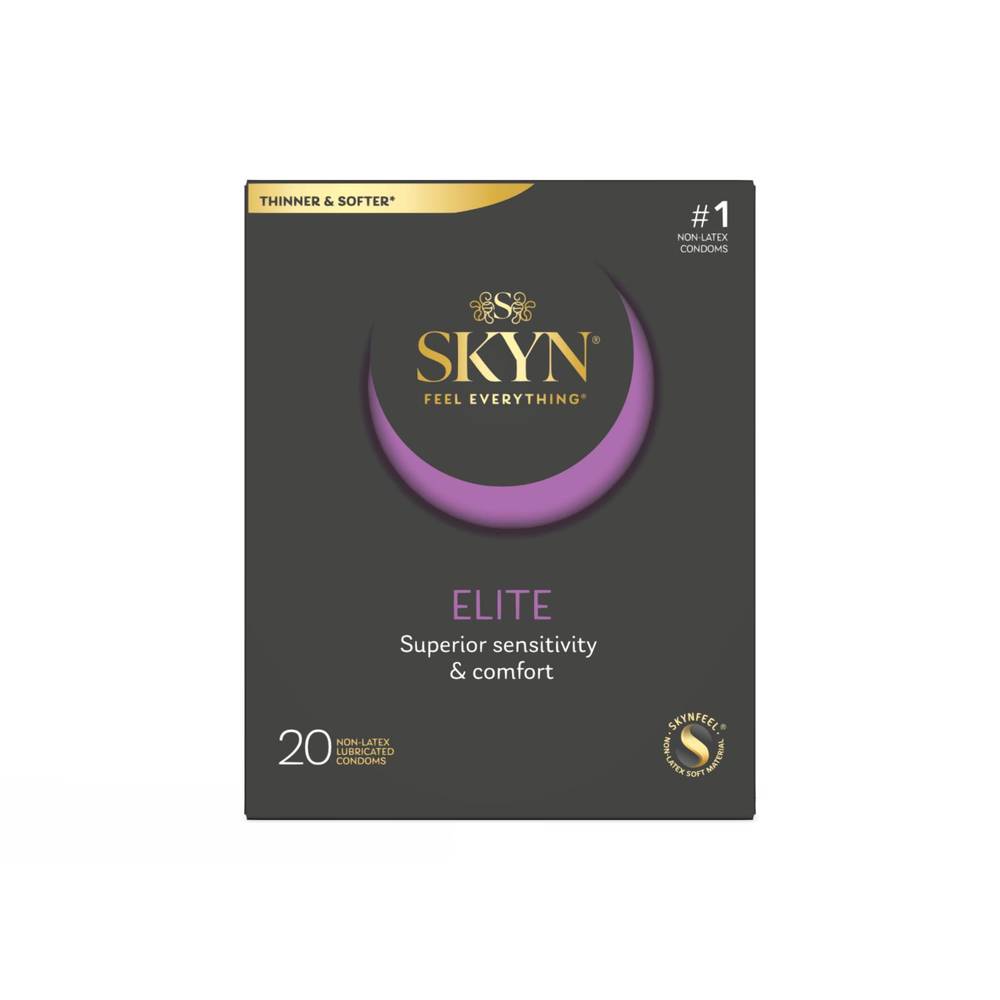 Skyn Elite Non-Latex Condom, 20 Ct