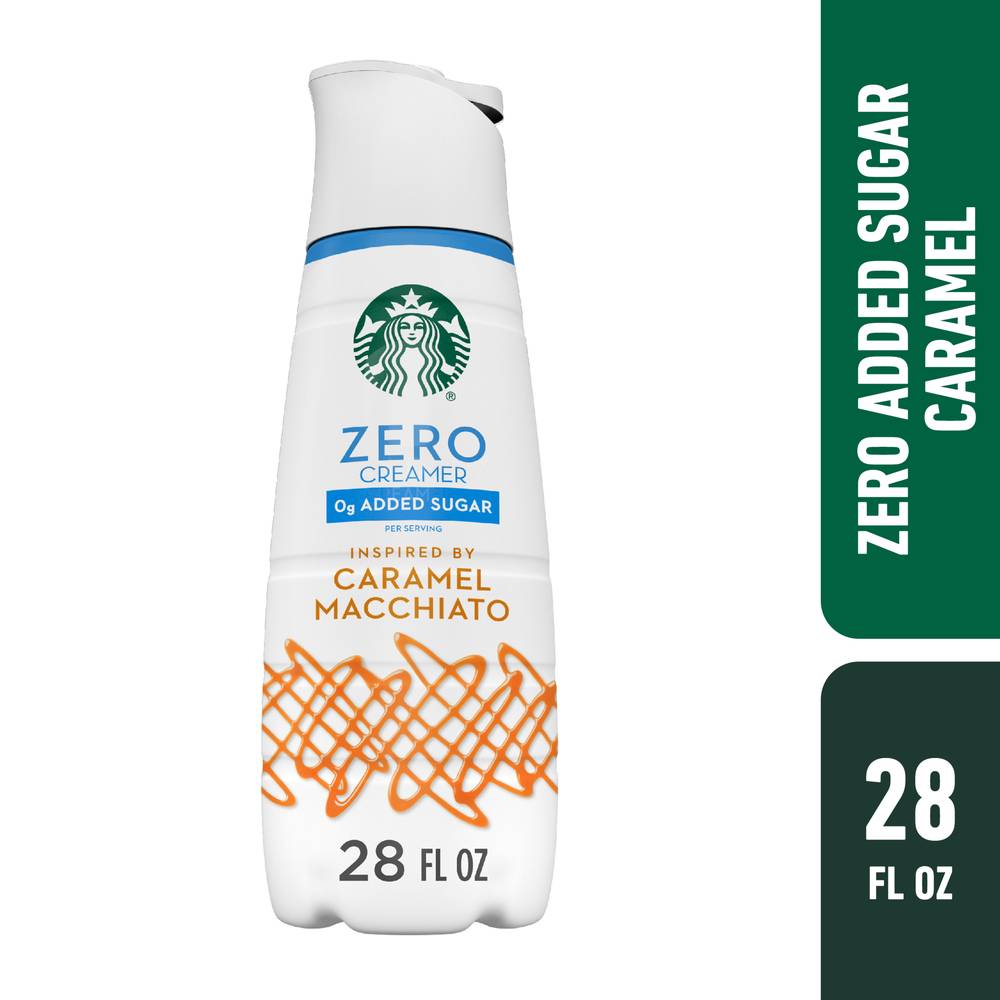 Starbucks Zero Added Sugar Caramel Macchiato Creamer (28 fl oz)