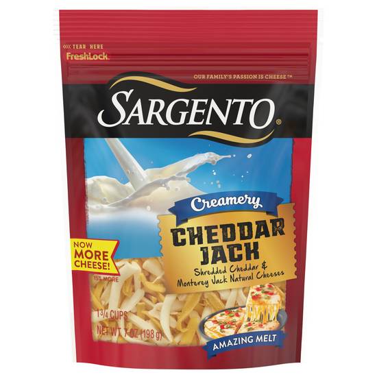 Sargento Creamery Shredded Cheddar Jack Natural Cheese