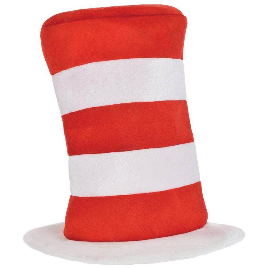 Party City Dr. Seuss Adjustable Cat in the Hat Top Hat