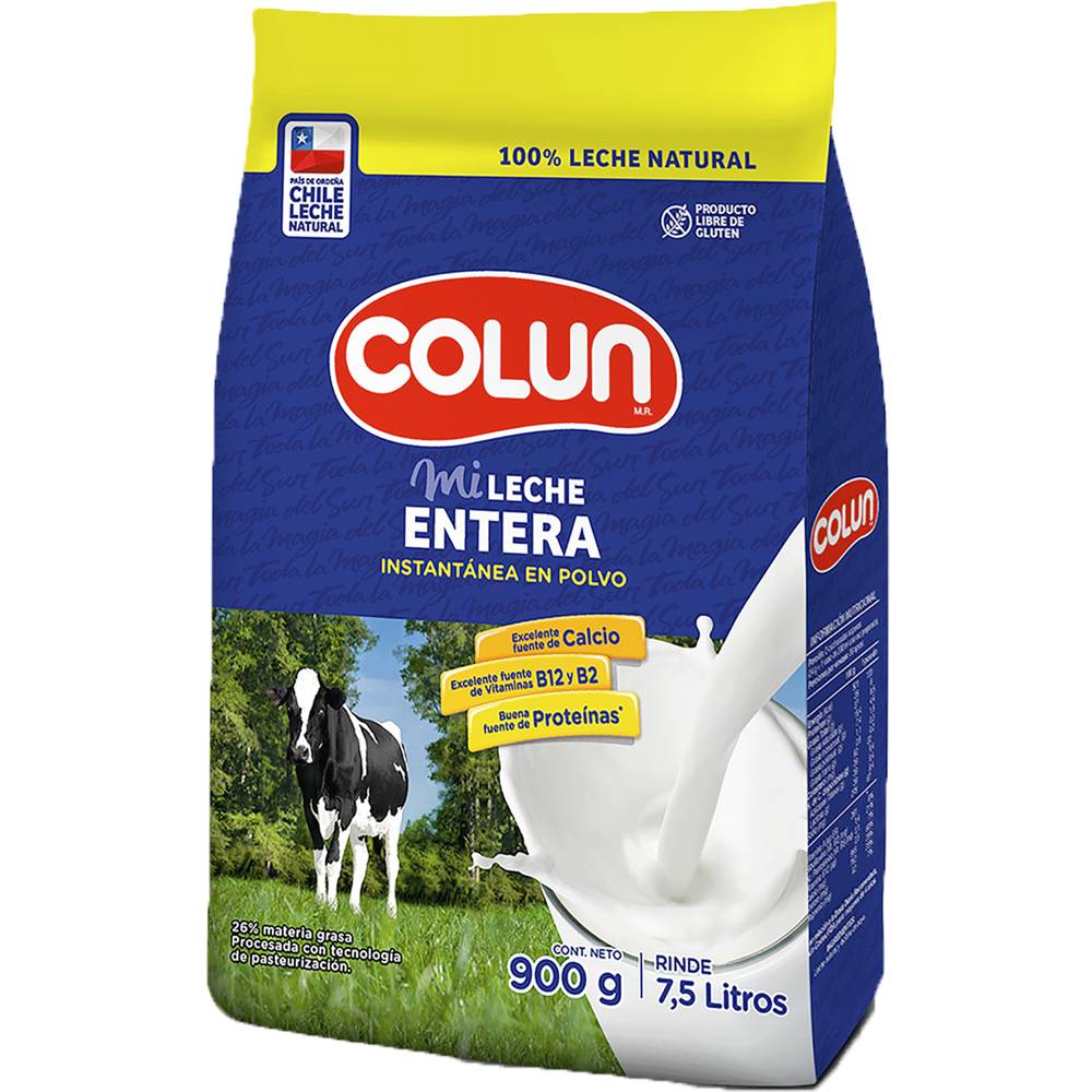 Colun leche entera en polvo (900 g)
