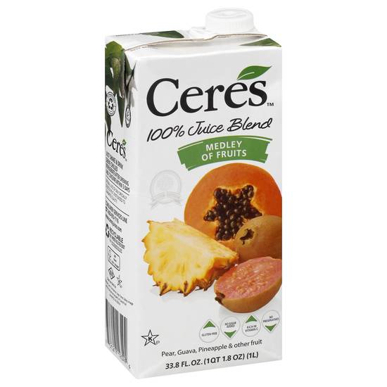 Ceres 100% Juice Blend Medley Of Fruits (33.8 fl oz)