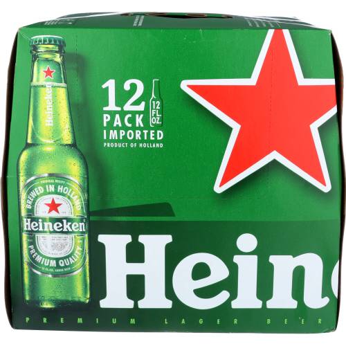 Heineken Lager Beer 12 Pack Bottles