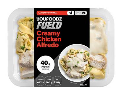 Youfoodz FUEL'D Creamy Chicken Alfredo 400g