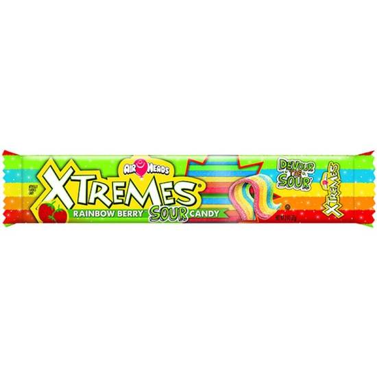 Airheads Xtremes Rainbow Berry Sour Belts Candy