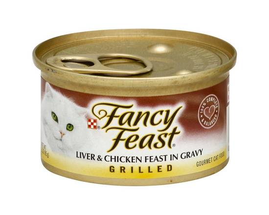 Fancy Feast · Grilled Liver & Chicken Feast in Gravy Wet Cat Food (3 oz)