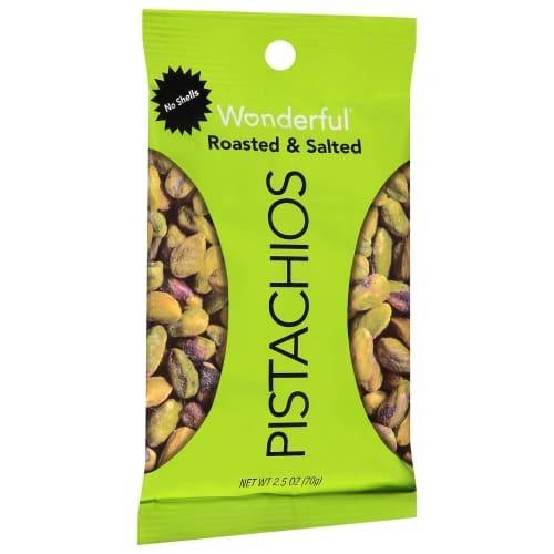 Wonderful Roasted and Salted Shelled Pistachios (2.5  oz)