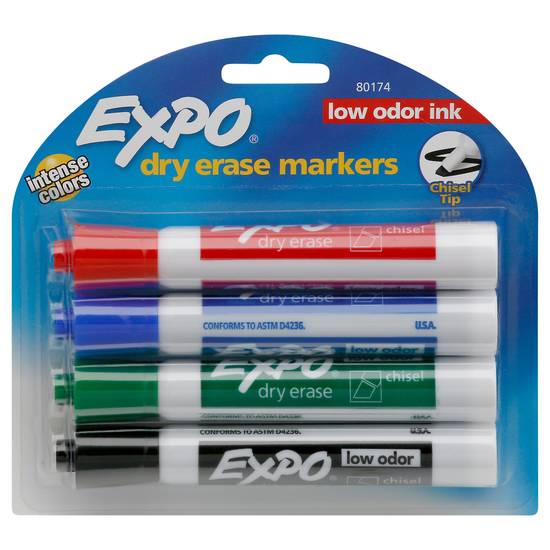 Expo Chisel Tip Dry Erase Markers