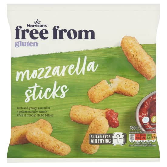 Morrisons Frozen Mozzarella Sticks (180g)