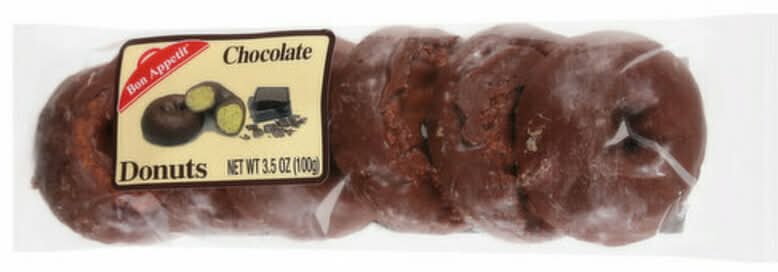 Bon Appetit Donuts Chocolate 6-Count
