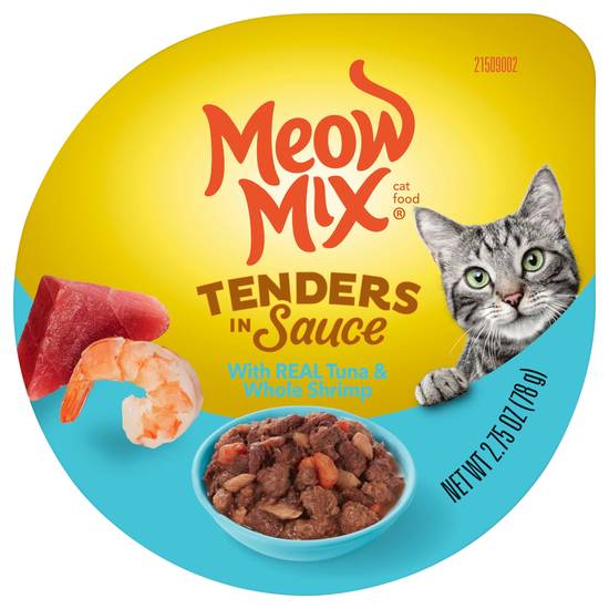 Meow Mix Tender Favorites Real Tuna & Whole Shrimp in Sauce Cat Food