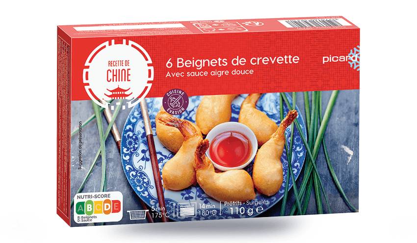 6 beignets de crevette