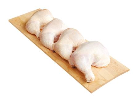 Jambe De Poulet Frais Et Attaché / Fresh Chicken Legs Back Attached