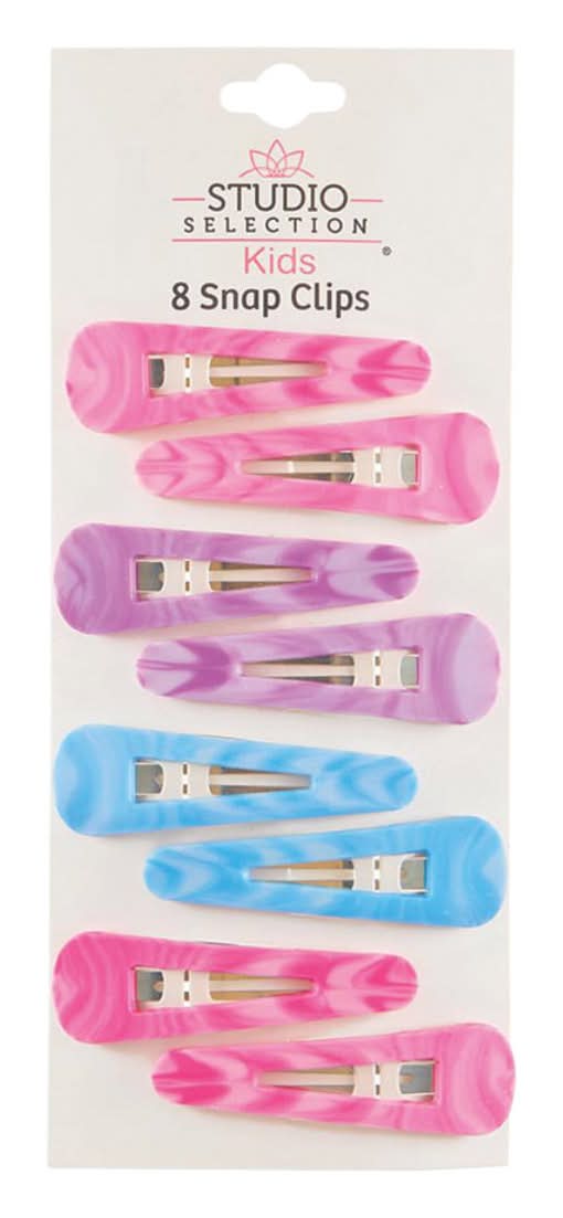 Studio Selection Kids Snap Clips, Assorted (8 ct)