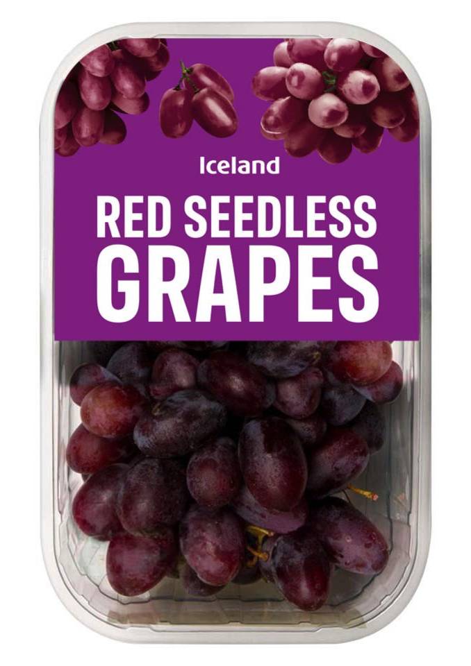 Iceland Seedless Red Grapes