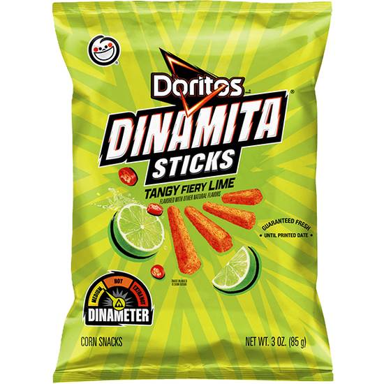 Doritos Dinamita Sticks Tangy Fiery Lime 3oz