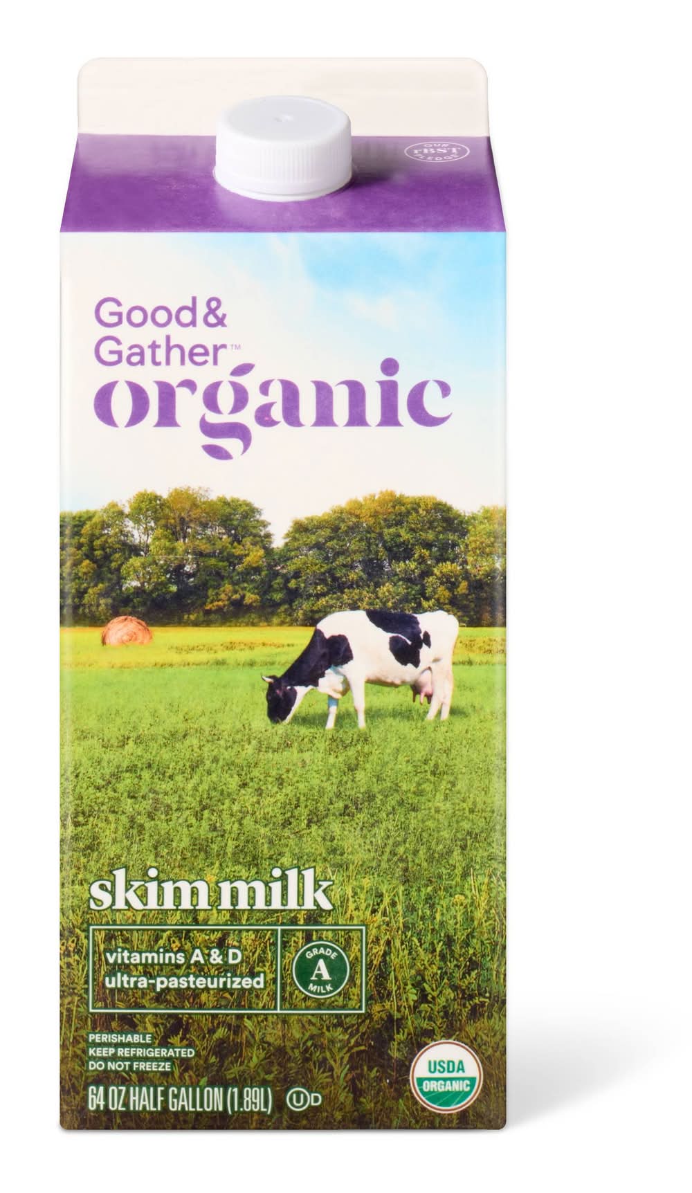 Good & Gather Organic Skim Milk (0.5 gal)