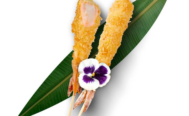 KUSHIAGE DE CAMARÓN + QUESO