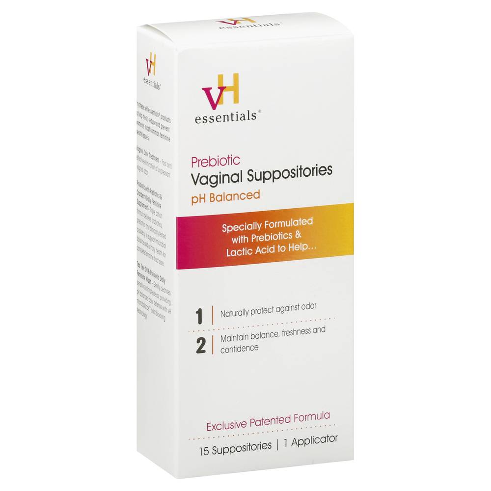 VH Essentials Prebiotic Vaginal Suppositories (0.16 oz)