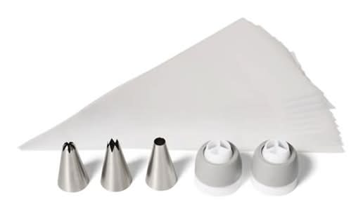 Sur la table Tri-Color Decorating Coupler Set Stainless Steel 15pc