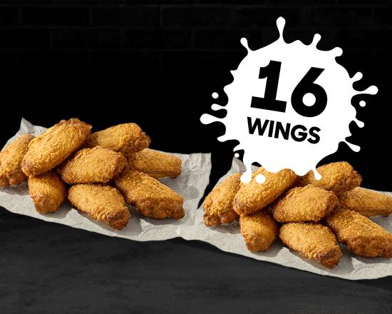 16 Seasoned Chicken Wings