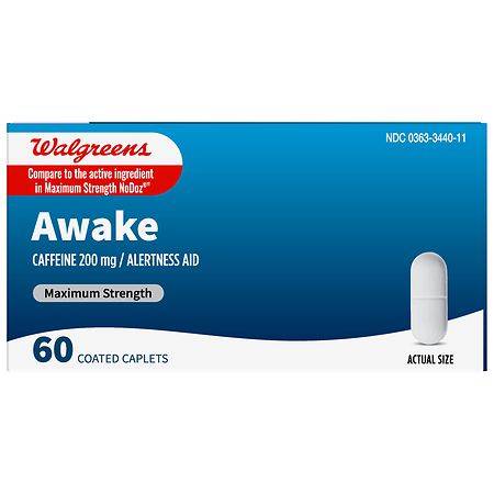 Walgreens Awake Alertness Aid Caplets