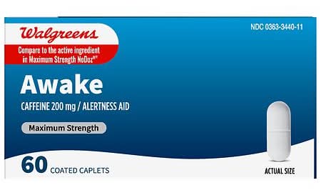 Walgreens Awake Alertness Aid Caplets