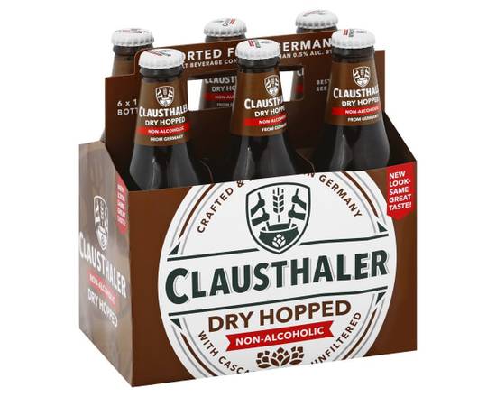 Clausthaler · Non-Alcoholic Dry Hopped Malt Drink (6 x 12 fl oz)