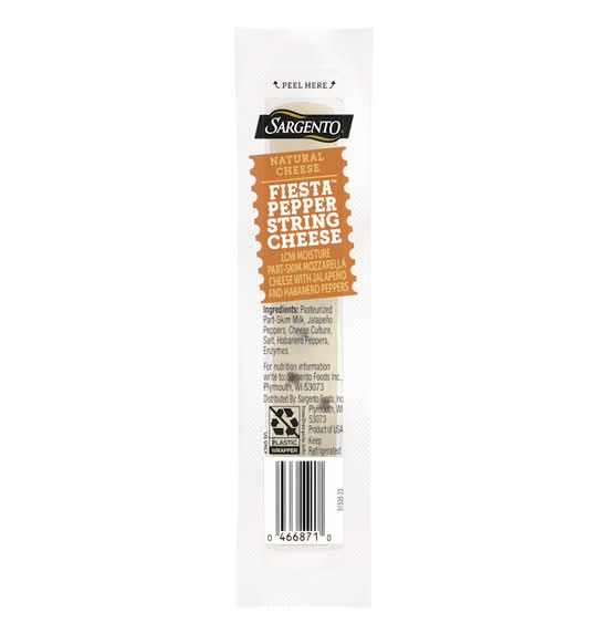 Sargento® Natural Fiesta™ Pepper String Cheese 0.83 oz