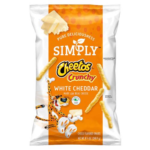Simply Cheetos Crunchy White Cheddar 8.5oz