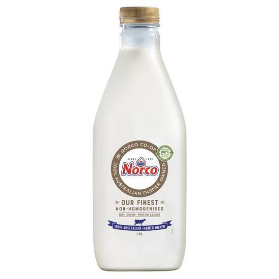 Norco Non Homogenised Finest Milk 1.5L