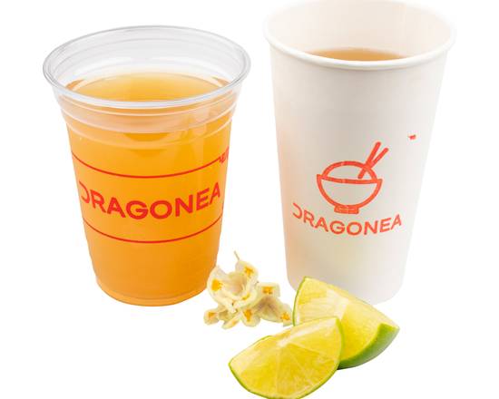 Té helado de jazmín con limón