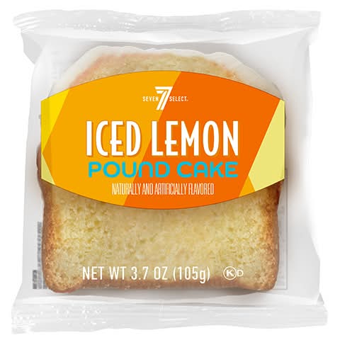 7-Select Iced Lemon Pound Cake 3.7oz