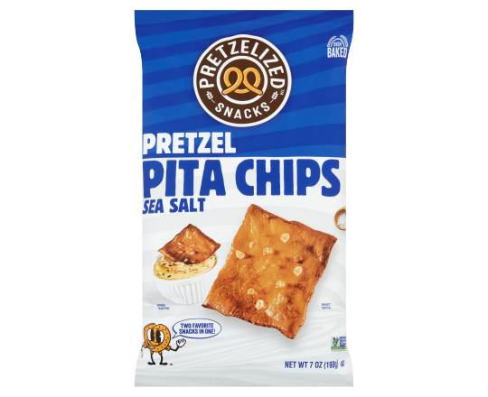 Pretzelized Pretzel Sea Salt Pita Chips (7 oz)