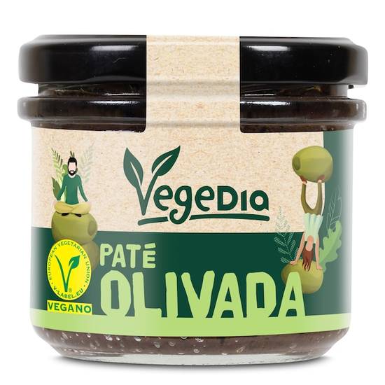 Paté Olivada Vegedia Frasco (110 g)
