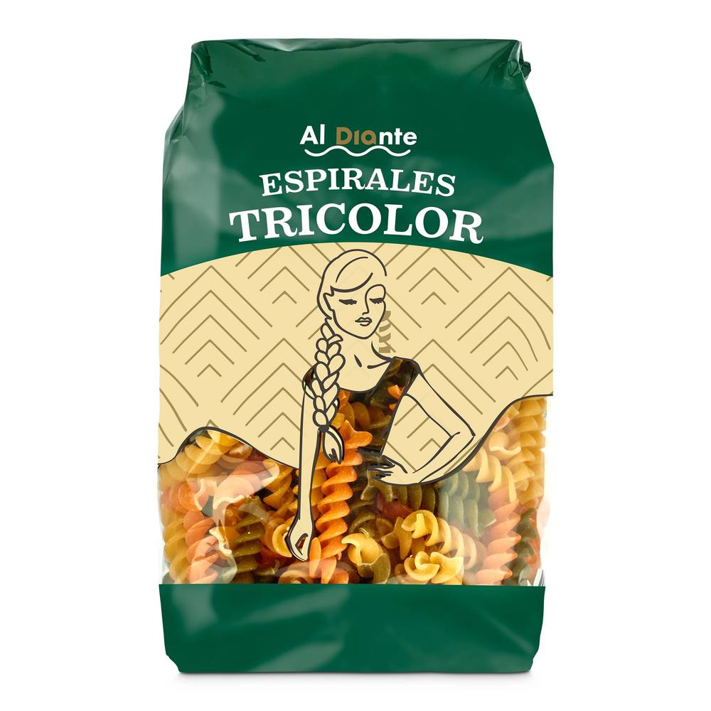 Espirales Tricolor Al Diante Dia Bolsa 500 G