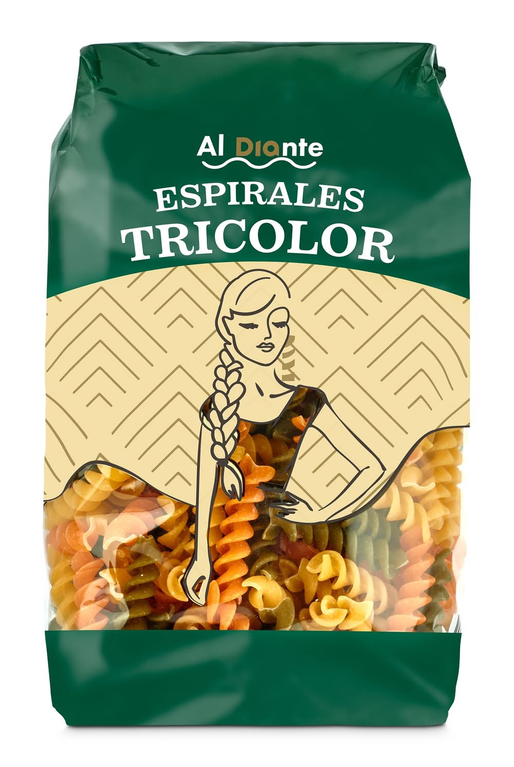 Espirales Tricolor Al Diante Dia Bolsa 500 G
