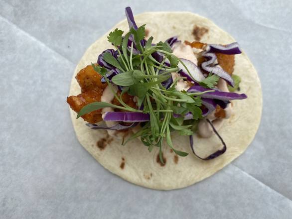 Korean Fried Cauliflower Taco