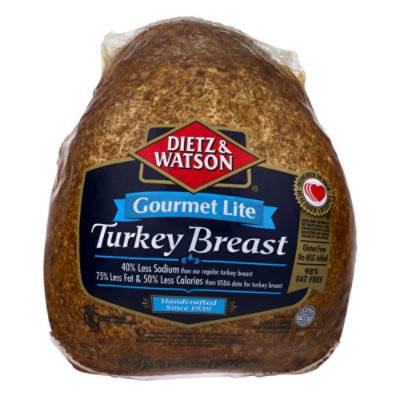 Dietz & Watson Pre-Sliced Bag Gourmet Lite Turkey Breast