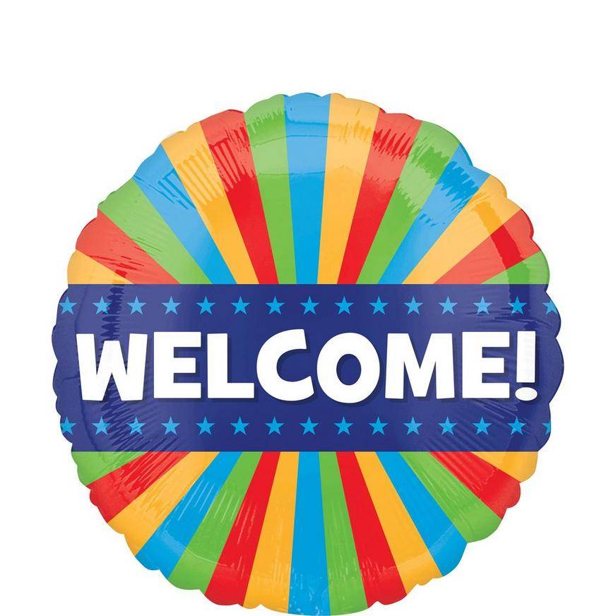 Party City Uninflated Welcome Home Blitz Foil Balloon (multicolor)