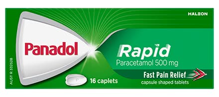 Panadol Rapid Caplets 16Pk