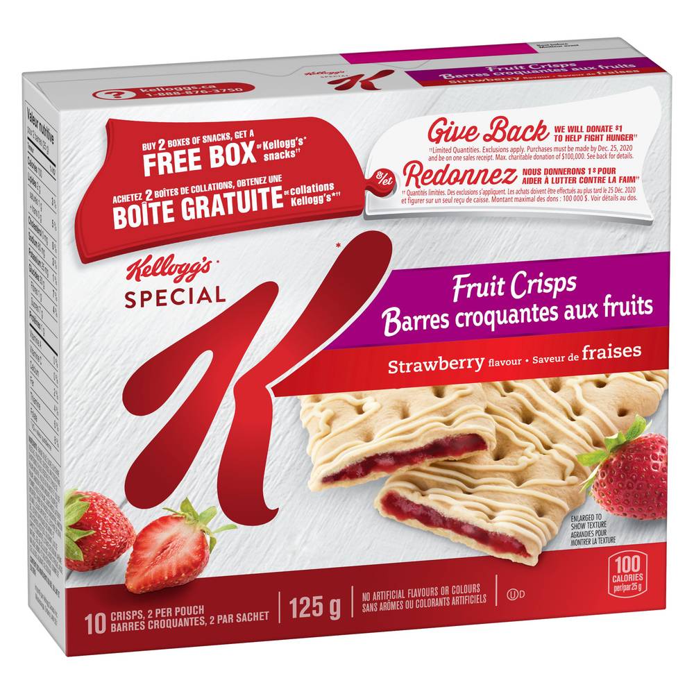 Special K Fruit Crisps Strawberry Flavour (125 g)