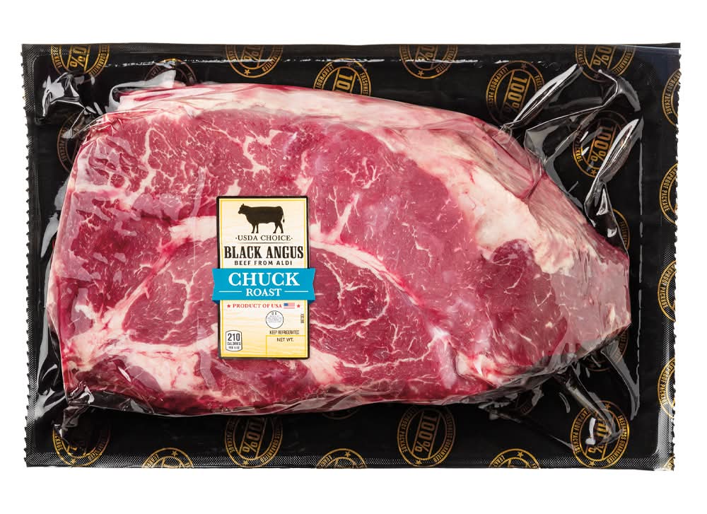 USDA Choice Black Angus Beef, Chuck Roast