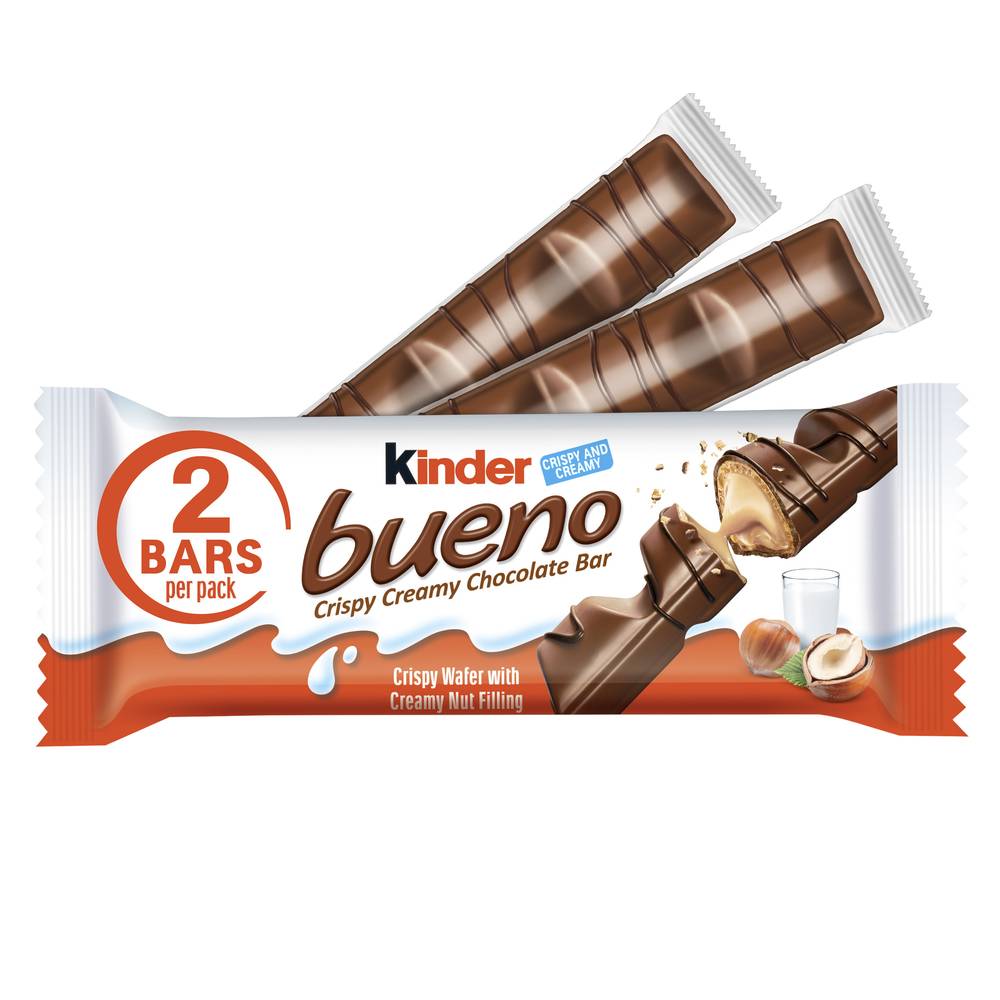 Kinder Bueno Crispy Wafer Creamy Chocolate Bar