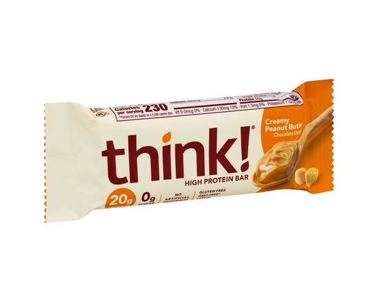Think! · Creamy Peanut Butter High Protein Bar (10 x 2.1 oz)